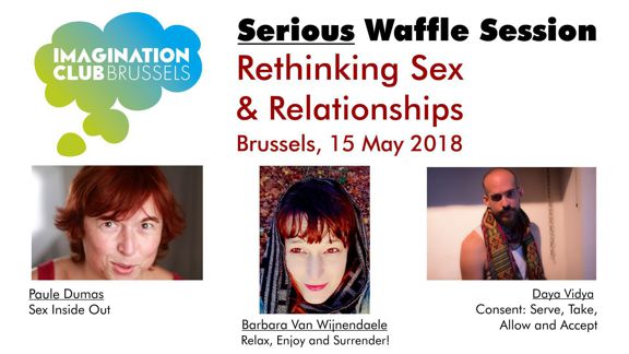 Serious Waffle Session banner: Rethinking Sex and Relationships