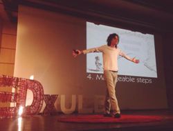 Jeffrey Baumgartner speaking at TEDx 
